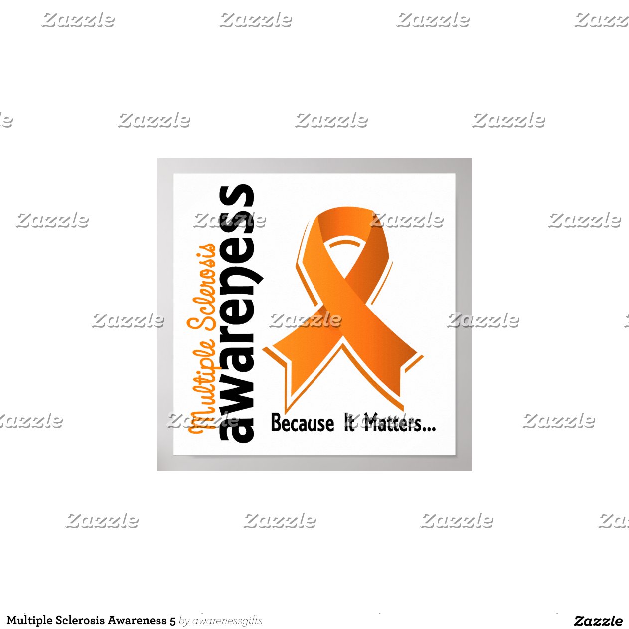 Multiple Sclerosis Awareness 5 Poster | Zazzle