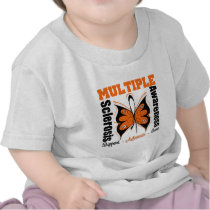 Multiple Sclerosis Awareness Butterfly t-shirts