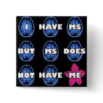 Multiple Sclerosis Awareness Button by kokobaby Multiple Sclerosis Awareness Button