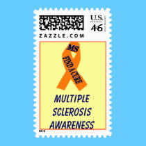 MULTIPLE SCLEROSIS AWARENESS POSTAGE stamps