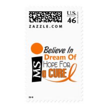 Multiple Sclerosis BELIEVE DREAM HOPE Stamp