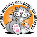 Multiple Sclerosis Cat Acrylic Cut Outs