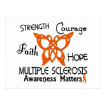 Multiple Sclerosis Celtic Butterfly 3 Post Cards