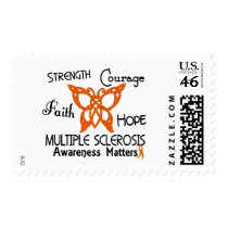 Multiple Sclerosis Celtic Butterfly 3 Postage Stamps