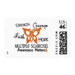 Multiple Sclerosis Celtic Butterfly 3 Postage Stamps