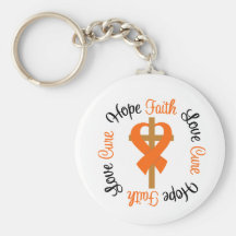 Multiple Sclerosis Faith Hope Love Cross Key Chains
