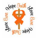 Multiple Sclerosis Faith Hope Love Cross t-shirts by giftsforawareness Multiple Sclerosis Faith Hope Love Cross t-shirts