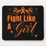 Multiple Sclerosis Fight Like A Girl Ornate mousepads