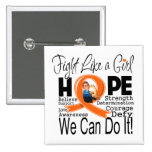 Multiple Sclerosis Fight We Can Do It buttons