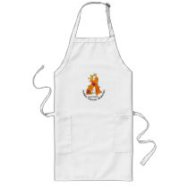 Multiple Sclerosis FLOWER RIBBON 1 Aprons