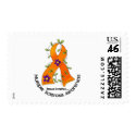 Multiple Sclerosis FLOWER RIBBON 1 postage by awarenessgifts Multiple Sclerosis FLOWER RIBBON 1 postage