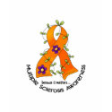Multiple Sclerosis FLOWER RIBBON 1 t-shirts by awarenessgifts Multiple Sclerosis FLOWER RIBBON 1 t-shirts