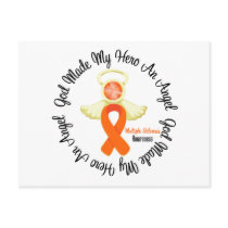 Multiple Sclerosis God Made My Hero An Angel Post Card