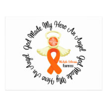 Multiple Sclerosis God Made My Hero An Angel Post Card