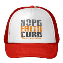 Multiple Sclerosis HOPE FAITH CURE Mesh Hat