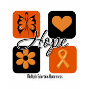 Multiple Sclerosis Hope Love Inspire Awareness shirt