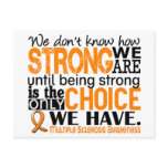 Multiple Sclerosis How Strong We Are Postcards
