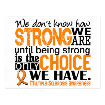 Multiple Sclerosis How Strong We Are Postcards