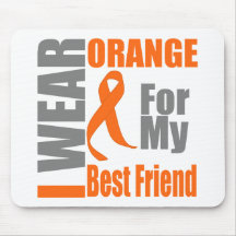 Multiple Sclerosis I Wear Orange Best Friend Mouse Mat