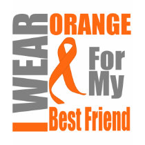 Multiple Sclerosis I Wear Orange Best Friend t-shirts