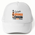 Multiple Sclerosis I Wear Orange For My Cousin hats by giftsforawareness Multiple Sclerosis I Wear Orange For My Cousin hats