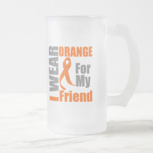 Multiple Sclerosis I Wear Orange Ribbon Friend Coffee Mug