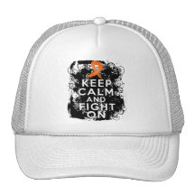 Multiple Sclerosis Keep Calm and Fight On Hats