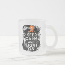 Multiple Sclerosis Keep Calm and Fight On Mugs