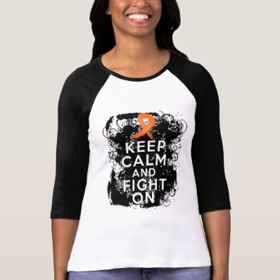 Multiple Sclerosis Keep Calm and Fight On Tshirt