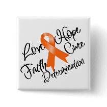 Multiple Sclerosis Love Hope Determination Buttons