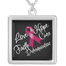 Multiple Sclerosis Love Hope Faith Necklaces
