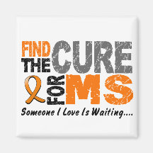 Multiple Sclerosis MS Find The Cure 1 Magnets