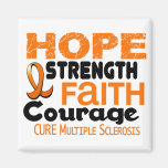 Multiple Sclerosis MS HOPE 3 Fridge Magnet