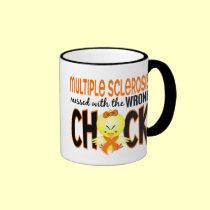 Multiple Sclerosis MS Messed With The Wrong Chick mugs