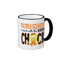 Multiple Sclerosis MS Messed With The Wrong Chick Coffee Mugs