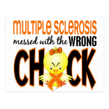 Multiple Sclerosis MS Messed With The Wrong Chick Post Card