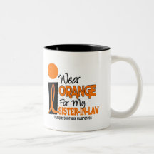 Multiple Sclerosis MS Orange For My Sister-In-Law Coffee Mug