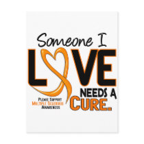 Multiple Sclerosis NEEDS A CURE 2 postcards by awarenessgifts Multiple Sclerosis NEEDS A CURE 2 postcards