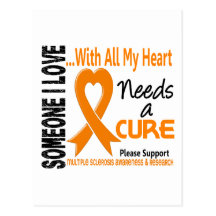 Multiple Sclerosis Needs A Cure 3 Postcard