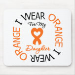 Multiple Sclerosis Orange Ribbon Daughter Mouse Mat
