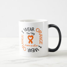 Multiple Sclerosis Orange Ribbon Sister-in-law Coffee Mug