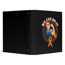 Multiple Sclerosis - Rosie The Riveter - We Can Do Binder