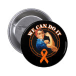 Multiple Sclerosis Rosie The Riveter We Can Do It buttons