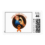 Multiple Sclerosis - Rosie The Riveter - We Can Do Stamp