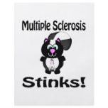 Multiple Sclerosis Stinks Skunk Awareness Design flyers