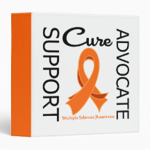 Multiple Sclerosis Support Advocate Cure Binder