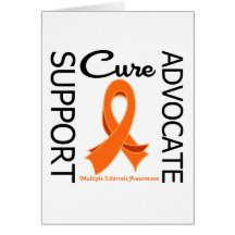 Multiple Sclerosis Support Advocate Cure Card
