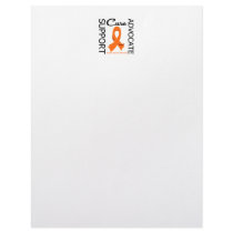 Multiple Sclerosis Support Advocate Cure letterhead