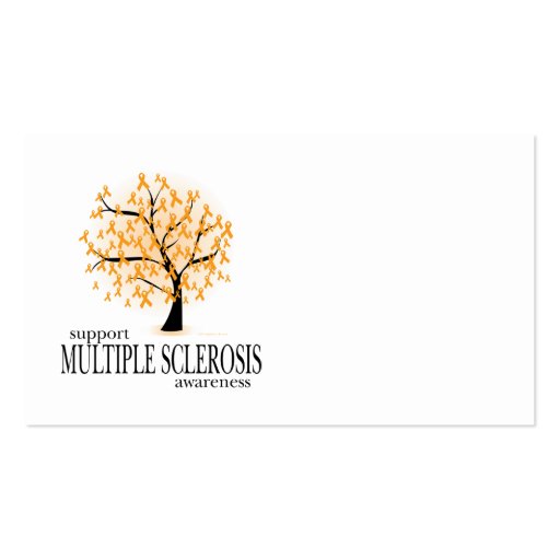 Multiple Sclerosis Tree Business Cards (front side)