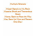 Multiple Sclerosis t-shirts